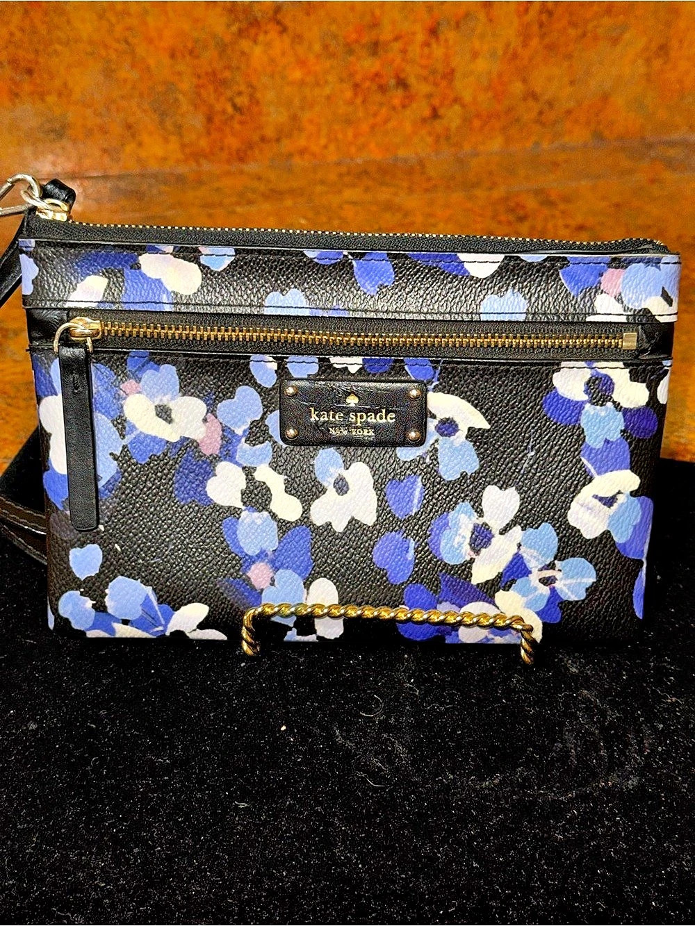 Kate Spade Montford Park Floral Angelica Wristlet